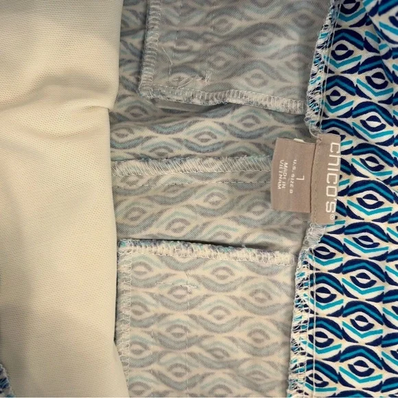 Chicos perfect stretch women’s pants size one elastic waist with pockets - Picture 3 of 4